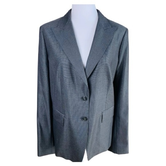 MaxMara Gray Suit Jacket - Picture 1 of 10